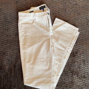 NWT Talbots Ivory (Winter White) Corduroy Pants Size 6